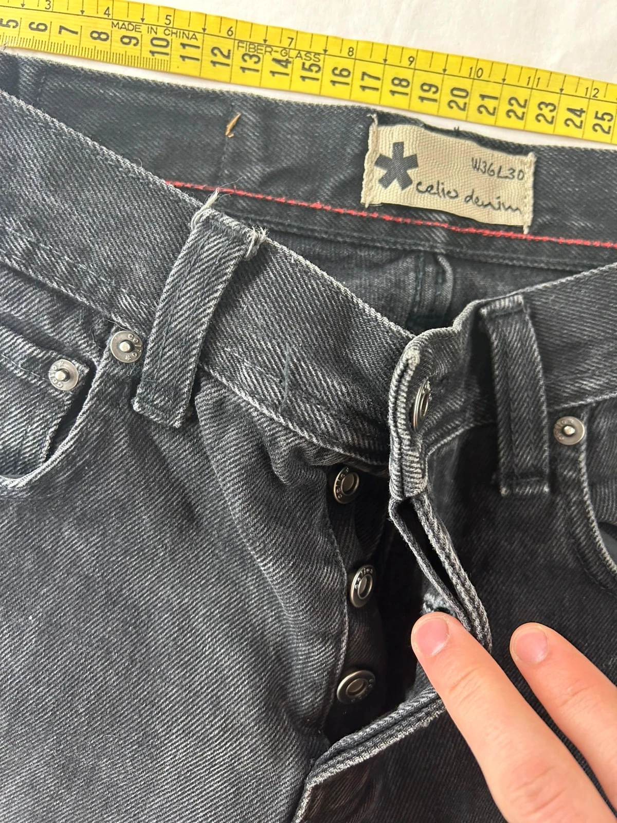 Jean negro Celio corte recto W36 L30 – photo 10